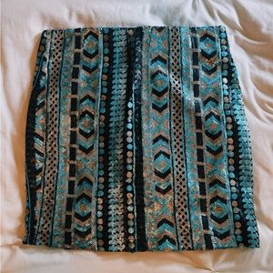 sequin skirt